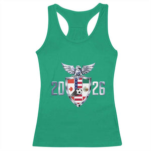 Canada Mexico USA Racerback Tank Top International Soccer Lover Gift TS12 Irish Green Print Your Wear