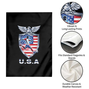 USA 2026 Soccer Player Garden Flag United States Team Pride TS12 Print Your Wear