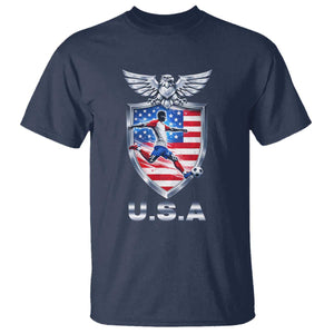 USA 2026 Soccer Player T Shirt United States Team Pride TS12 Navy Print Your Wear