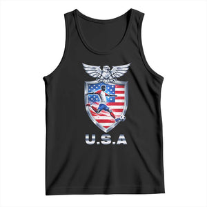 USA 2026 Soccer Player Tank Top United States Team Pride TS12 Black Print Your Wear
