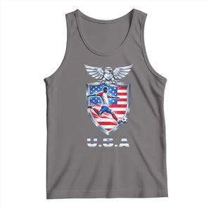 USA 2026 Soccer Player Tank Top United States Team Pride TS12 Deep Heather Print Your Wear