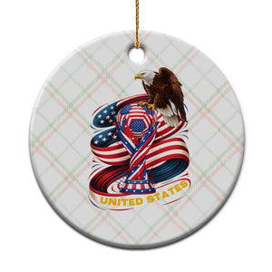 United States Sport USA Team 2026 Ceramic Ornament American Soccer Fans Gift TS12 1pc Christmas Plaid Print Your Wear