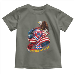 United States Sport USA Team 2026 Toddler T Shirt American Soccer Fans Gift TS12 Military Green Print Your Wear
