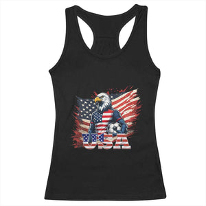 American Eagle And Soccer USA 2026 Supporter Racerback Tank Top TS12 Black Print Your Wear