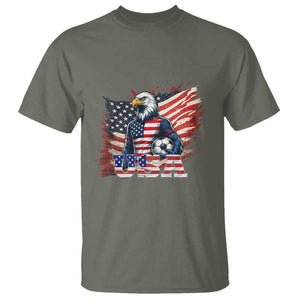 American Eagle And Soccer USA 2026 Supporter T Shirt TS12 Military Green Print Your Wear