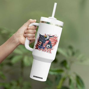 American Eagle And Soccer USA 2026 Supporter Tumbler With Handle TS12 Print Your Wear