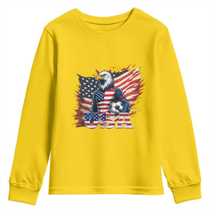 American Eagle And Soccer USA 2026 Supporter Youth Sweatshirt TS12 Daisy Print Your Wear