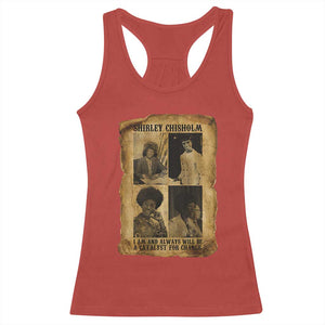 Shirley Chisholm Catalyst For Change Quote Racerback Tank Top Womens History Month TS12 Red Print Your Wear