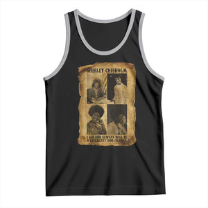 Shirley Chisholm Catalyst For Change Quote Tank Top Womens History Month TS12 Black Athletic Heather Print Your Wear