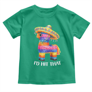 Funny Rainbow Pinata Sombrero Toddler T Shirt Id Hit That TS12 Irish Green Print Your Wear