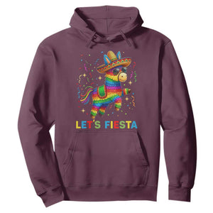Mexican Fiesta Pinata Hoodie Funny Cinco De Mayo TS12 Maroon Print Your Wear