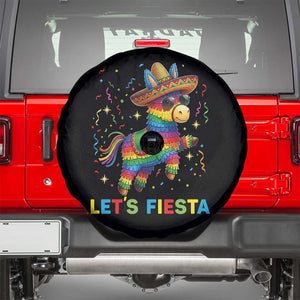 Mexican Fiesta Pinata Spare Tire Cover Funny Cinco De Mayo TS12 Black Print Your Wear