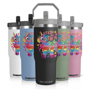 Funny Cinco De Mayo Pinata Flip Straw Tumbler Id Let You Hit It TS12 Print Your Wear