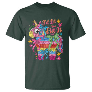 Funny Cinco De Mayo Pinata T Shirt Id Let You Hit It TS12 Dark Forest Green Print Your Wear