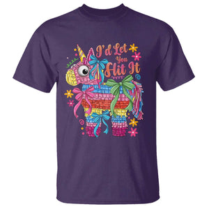 Funny Cinco De Mayo Pinata T Shirt Id Let You Hit It TS12 Purple Print Your Wear