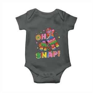Funny Cinco De Mayo Pinata Candy Party Baby Onesie Oh Snap TS12 Dark Heather Print Your Wear