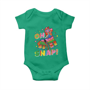 Funny Cinco De Mayo Pinata Candy Party Baby Onesie Oh Snap TS12 Irish Green Print Your Wear