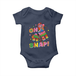 Funny Cinco De Mayo Pinata Candy Party Baby Onesie Oh Snap TS12 Navy Print Your Wear