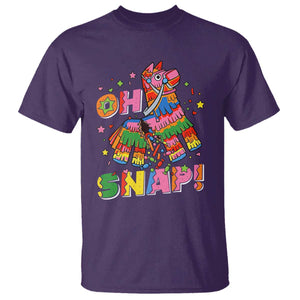 Funny Cinco De Mayo Pinata Candy Party T Shirt Oh Snap TS12 Purple Print Your Wear