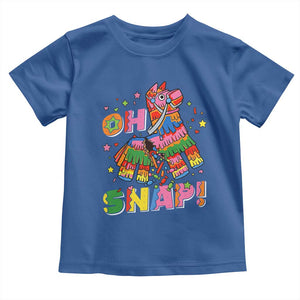 Funny Cinco De Mayo Pinata Candy Party Toddler T Shirt Oh Snap TS12 Royal Blue Print Your Wear