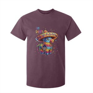 Hilarious Pinata Candy Rainbow Fiesta Party T Shirt For Kid Oh Snap TS12 Maroon Print Your Wear