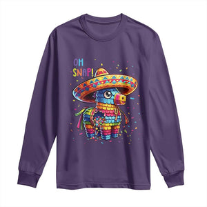 Hilarious Pinata Candy Rainbow Fiesta Party Long Sleeve Shirt Oh Snap TS12 Purple Print Your Wear