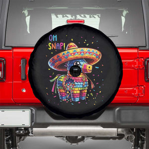 Hilarious Pinata Candy Rainbow Fiesta Party Spare Tire Cover Oh Snap TS12 Black Print Your Wear