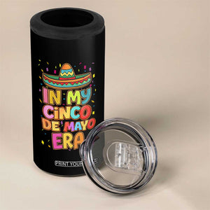 Funny Mexican Fiesta Party 4 in 1 Can Cooler Tumbler In My Cinco De Mayo Era TS12 Print Your Wear