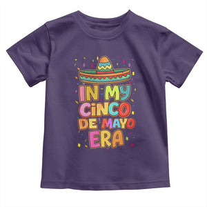 Funny Mexican Fiesta Party Toddler T Shirt In My Cinco De Mayo Era TS12 Purple Print Your Wear