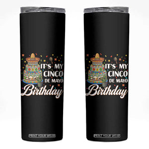 Funny Cinco De Mayo Birthday Skinny Tumbler Mexican Fiesta Theme Party TS12 Black Print Your Wear