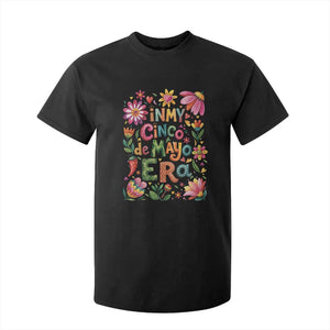Trendy Floral Fiesta Celebration T Shirt For Kid In My Cinco De Mayo Era TS12 Black Print Your Wear