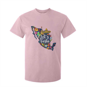 Cinco De Mayo Party Mexican Map T Shirt For Kid Lets Fiesta TS12 Light Pink Print Your Wear