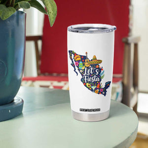 Cinco De Mayo Party Mexican Map Tumbler Cup Lets Fiesta TS12 Print Your Wear