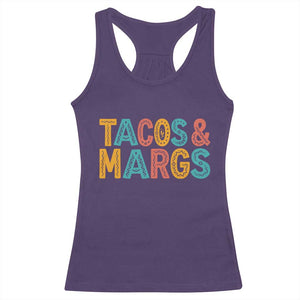 Tacos And Margaritas Lover Racerback Tank Top Cinco De Mayo Fiesta TS12 Purple Print Your Wear
