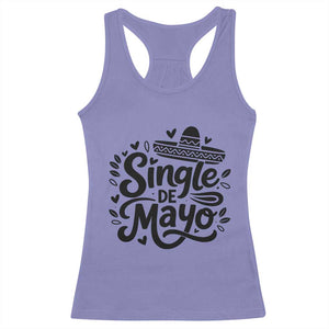 Funny Mexican Party Gift Racerback Tank Top Single De Mayo Squad TS12 Violet Print Your Wear