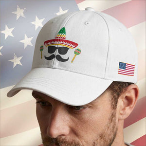 Funny Cinco De Mayo Maracas Characte Baseball Cap Fiesta Party Gift TS12 Print Your Wear