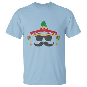 Funny Cinco De Mayo Maracas Characte T Shirt Fiesta Party Gift TS12 Light Blue Print Your Wear