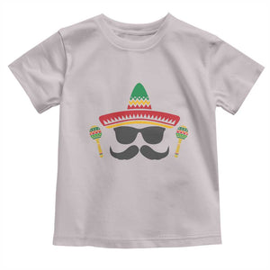 Funny Cinco De Mayo Maracas Characte Toddler T Shirt Fiesta Party Gift TS12 Ice Gray Print Your Wear