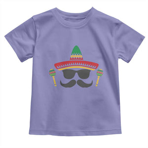 Funny Cinco De Mayo Maracas Characte Toddler T Shirt Fiesta Party Gift TS12 Violet Print Your Wear