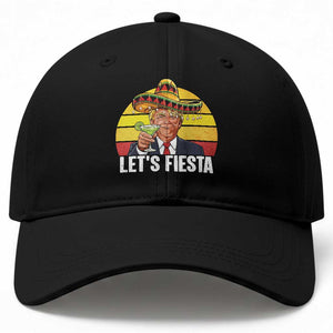 Vintage Cinco De Mayo Trump Fiesta Party Baseball Cap Lets Fiesta TS12 Print Your Wear