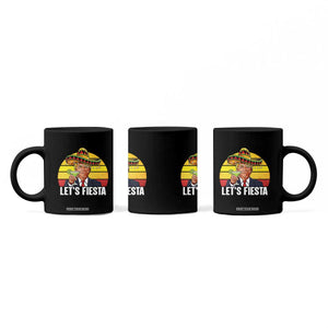 Vintage Cinco De Mayo Trump Fiesta Party Coffee Mug Lets Fiesta TS12 Print Your Wear