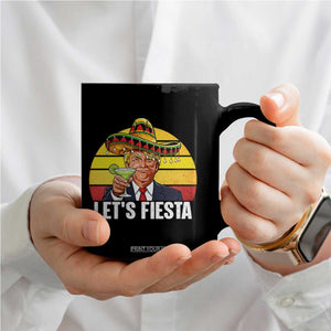 Vintage Cinco De Mayo Trump Fiesta Party Coffee Mug Lets Fiesta TS12 Print Your Wear