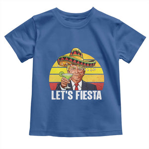 Vintage Cinco De Mayo Trump Fiesta Party Toddler T Shirt Lets Fiesta TS12 Royal Blue Print Your Wear