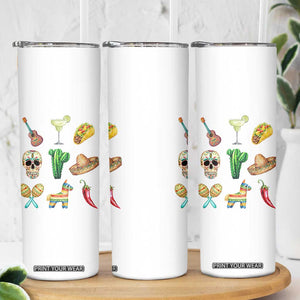 Cinco De Mayo Skinny Tumbler Mexican Fiesta Party Celebration TS12 Print Your Wear