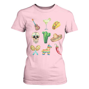 Cinco De Mayo T Shirt For Women Mexican Fiesta Party Celebration TS12 Light Pink Print Your Wear