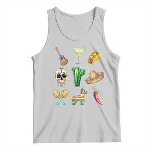 Cinco De Mayo Tank Top Mexican Fiesta Party Celebration TS12 Ash Print Your Wear