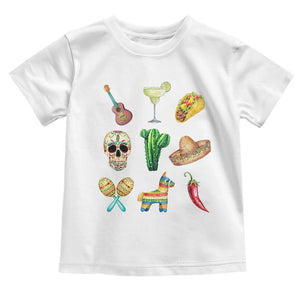 Cinco De Mayo Toddler T Shirt Mexican Fiesta Party Celebration TS12 White Print Your Wear