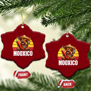 Funny Highland Cow MooXico Ceramic Ornament Cinco De Mayo Fiesta Party TS12 Print Your Wear