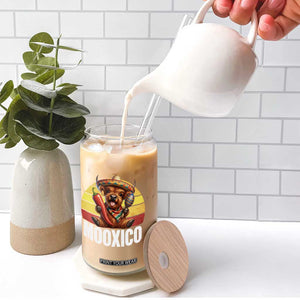 Funny Highland Cow MooXico Glass Can Cinco De Mayo Fiesta Party TS12 Print Your Wear