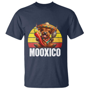 Funny Highland Cow MooXico T Shirt Cinco De Mayo Fiesta Party TS12 Navy Print Your Wear